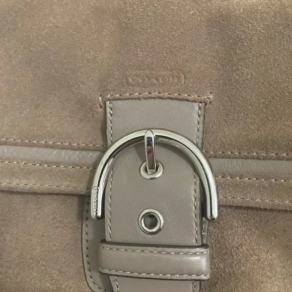 Suede Coach Purse - Picture 6 of 11